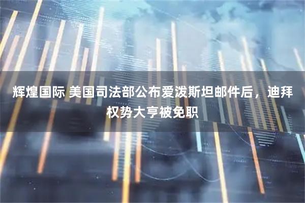 辉煌国际 美国司法部公布爱泼斯坦邮件后，迪拜权势大亨被免职