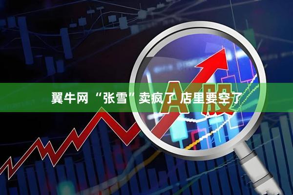 翼牛网 “张雪”卖疯了 店里要空了